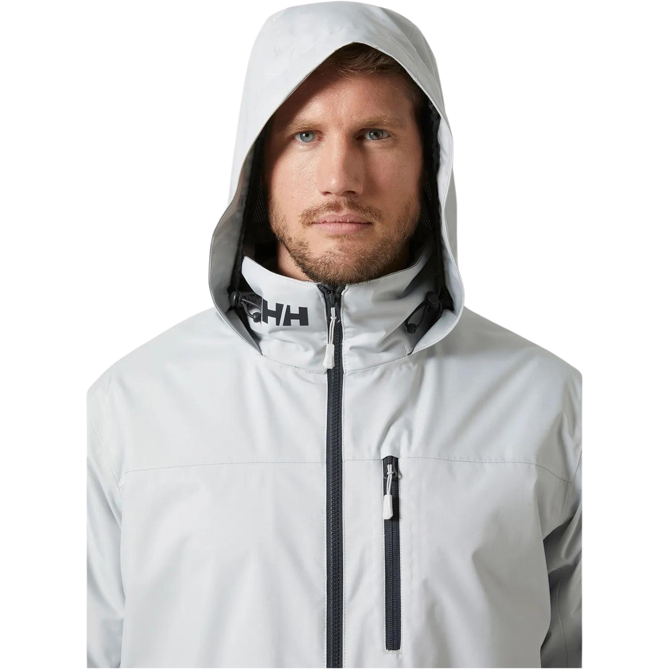 Helly Hansen Männer Crew 2026 Midlayer-Jacke Mit Kapuze 2.0 34442 - Grey Fog